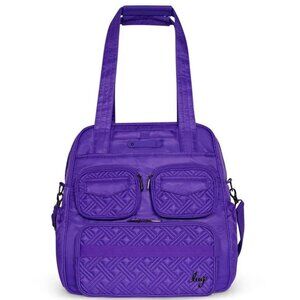 Lug Puddle Jumper LE Convertible Tote Bag Violet Purple